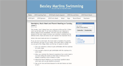 Desktop Screenshot of bexleymarlins.com